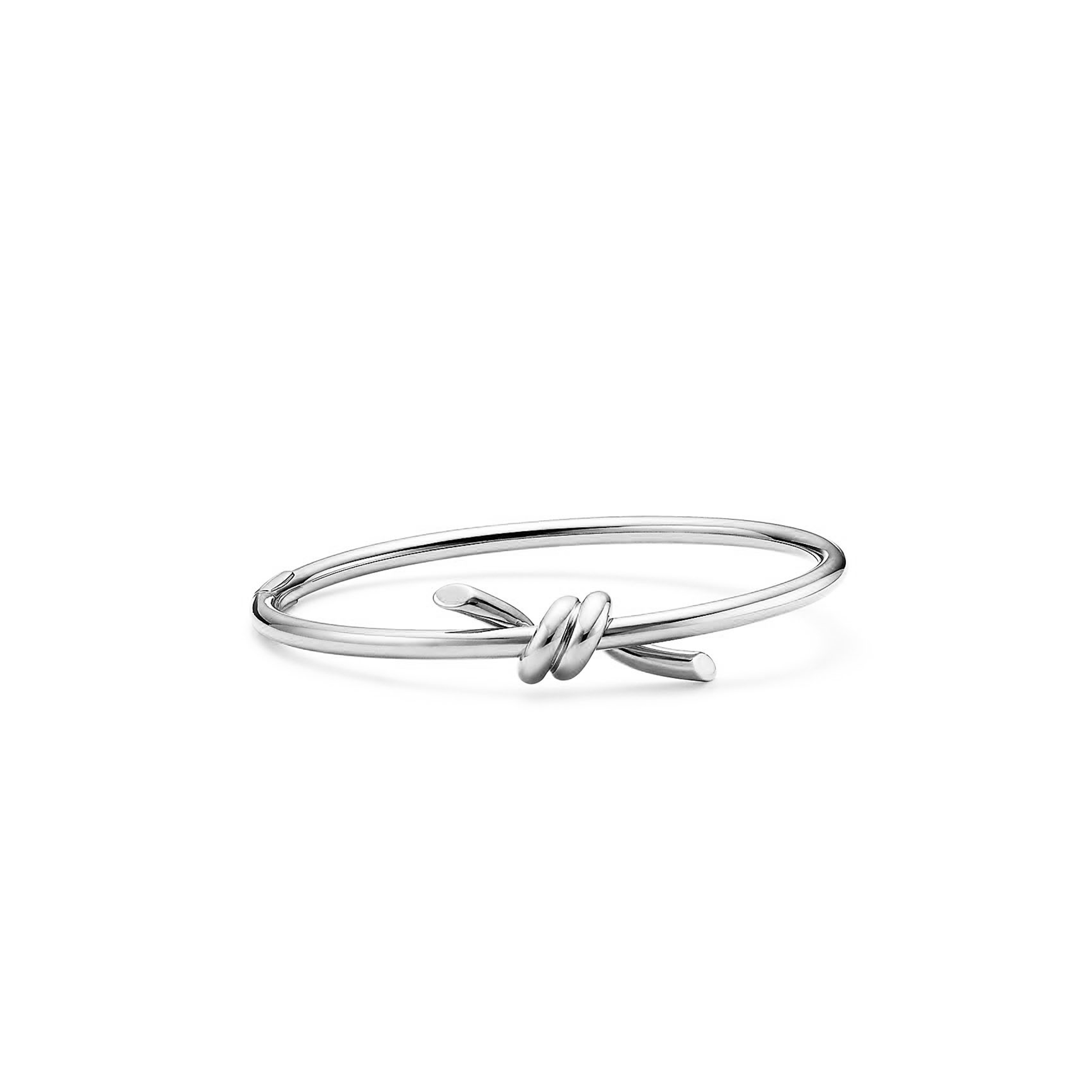TIFFANY WIRE BANGLE IN WHITE GOLD 70414960